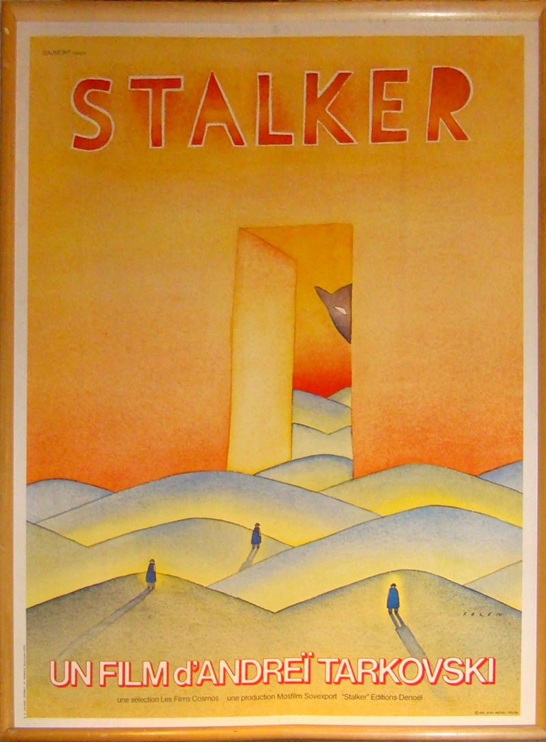 Large Vintage European Movie Poster from the Stalker Modernism
